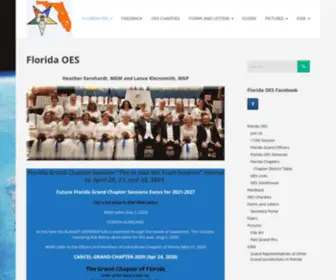 Floridaoes.org(Order of the Eastern Star) Screenshot