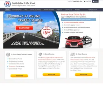 Floridaonlinetrafficschool.com(Florida Traffic School Online) Screenshot
