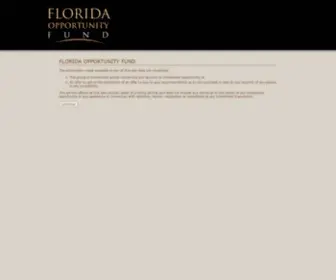 Floridaopportunityfund.com(Florida Opportunity Fund) Screenshot