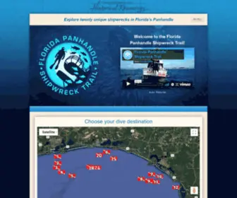 Floridapanhandledivetrail.com(Florida Panhandle Shipwreck Trail) Screenshot