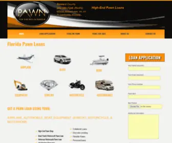 Floridapawnloans.com(Florida Pawn Loans) Screenshot