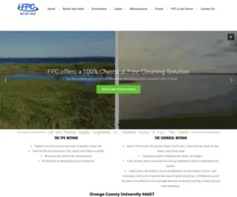 Floridapondcleaning.com(The Environmentally Friendly Choice) Screenshot