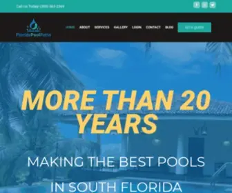 Floridapoolpatio.com(Florida Pool Patio located in Miami) Screenshot