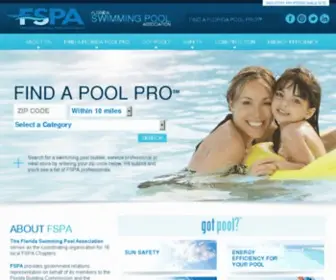 Floridapoolpro.com(Florida Swimming Pool Association) Screenshot