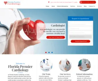 Floridapremiercardio.com(Cardiologist in delray beach) Screenshot