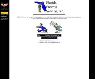 Floridaprocessservice.com(Florida Process Service) Screenshot