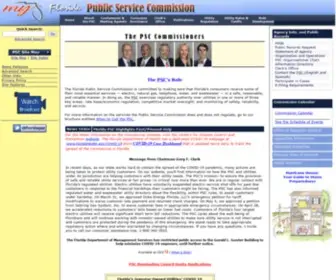 Floridapsc.com(The PSC Web Site) Screenshot