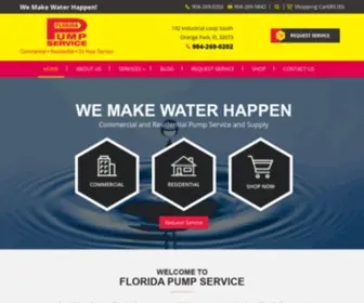 Floridapumpservice.com(Florida Pump Service) Screenshot