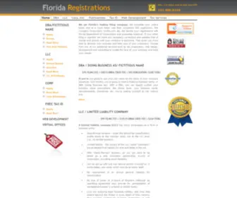 Floridaregistrations.org(FL Business Registrations) Screenshot