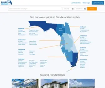 Floridarentals.com(Florida Vacation Rentals) Screenshot