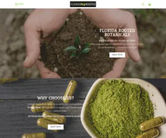 Floridarooted.com(Florida Rooted Botanicals) Screenshot