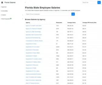 Floridasalaries.org(Florida Salaries) Screenshot