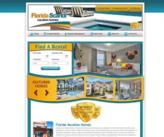 Floridascandi.com(Florida Vacation Homes) Screenshot