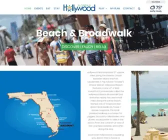 Floridashollywood.org(Hollywood Florida Beach Vacations Planner) Screenshot
