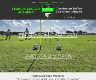 Floridasocceracademy.com(Florida Soccer Academy) Screenshot