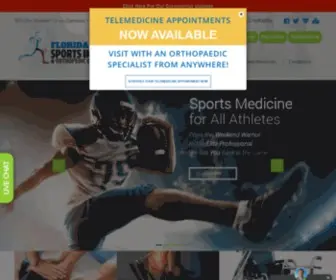 Floridasportsinjury.com(Florida Sports Injury and Orthopedic Institute) Screenshot