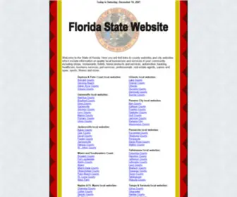 Floridastatewebsite.com(Florida State Website) Screenshot