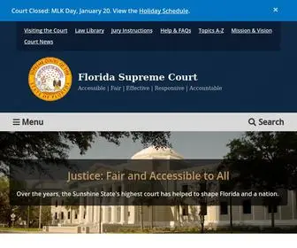 Floridasupremecourt.org(Florida's Supreme Court) Screenshot
