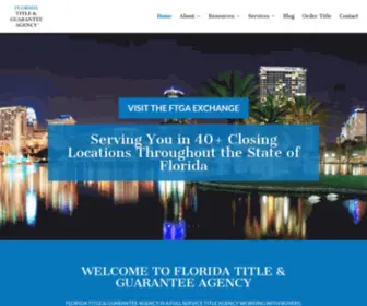 Floridatitleandguarantee.com(Insuring Your Dreams) Screenshot