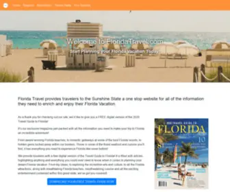 Floridatravel.com(Florida Travel) Screenshot