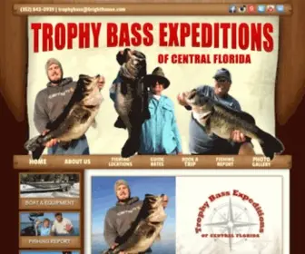 Floridatrophybass.com(Rodman Reservoir Bass Fishing Guides in Ocala) Screenshot