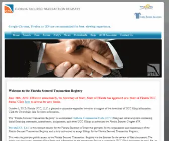 Floridaucc.com(FSTR Online Filing) Screenshot