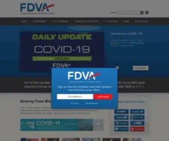 Floridavets.org(Florida Department of Veterans' Affairs) Screenshot