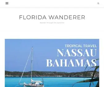 Floridawanderer.com(Welcome) Screenshot