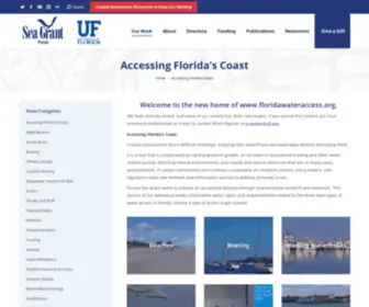 Floridawateraccess.org(This section of our website) Screenshot