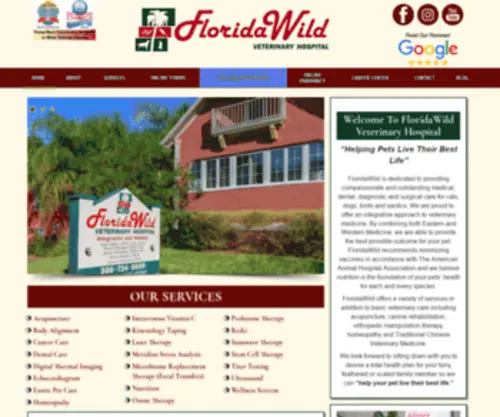 Floridawildvethospital.com(FloridaWild Veterinary Hospital) Screenshot