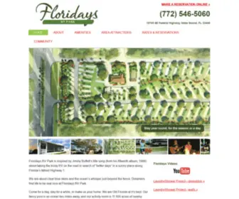 FloridaysrvPark.com(Floridays RV Park) Screenshot