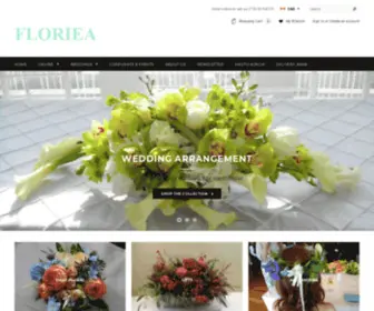 Floriea.com(Floriea Design Studio Inc) Screenshot