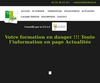 Floriform.fr(La formation professionnelle pour les fleuristes) Screenshot