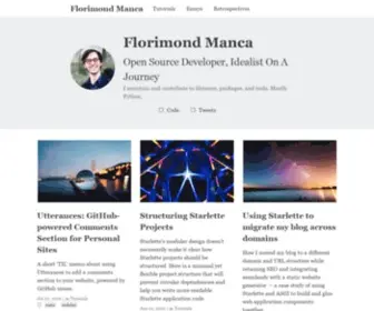 Florimond.dev(Florimond Manca) Screenshot