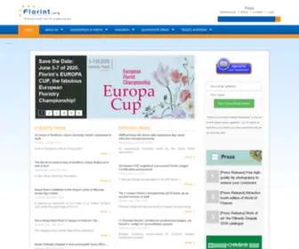 Florint.org(Added value for professional florist associations) Screenshot
