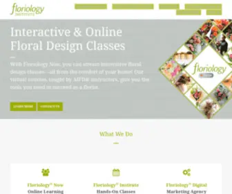Floriologyinstitute.com(Flower Design Arranging Courses) Screenshot