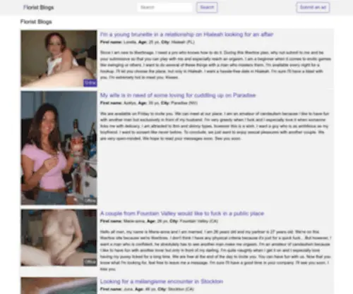 Floristblogs.com(Florist Blogs) Screenshot