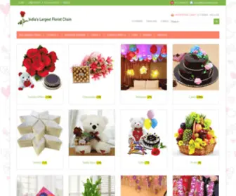 Floristchain.com(Largest Florist Chain In India) Screenshot