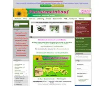 Floristeneinkauf.de(Gärtnereibedarf) Screenshot