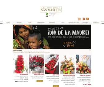 Floristeriaydetallessanmarcos.com(Arreglos Florales) Screenshot