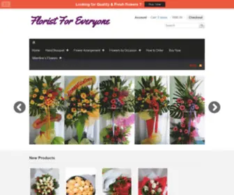 Floristforeveryone.com(Cheapest Florist in Kuala Lumpur) Screenshot