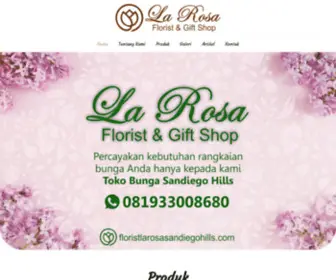 Floristlarosasandiegohills.com(La Rosa Florist) Screenshot