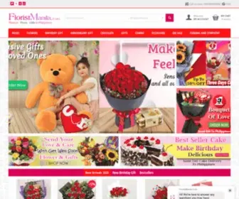 Floristmanila.com(Manila Florist) Screenshot