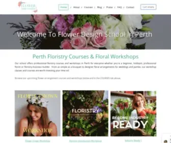 Floristry.com.au(Flower Design School In Perth) Screenshot