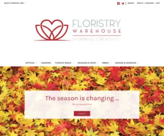 Floristrywarehouse.com(FloristryWarehouse Retail) Screenshot