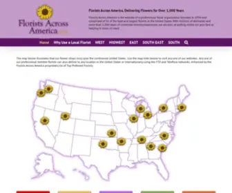 Floristsacrossamerica.com(Florists Across America) Screenshot