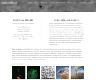 Florisvanbreugel.com(Van Breugel Lab) Screenshot