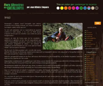 Florssilvestresdecatalunya.com(Flors Silvestres de Catalunya) Screenshot