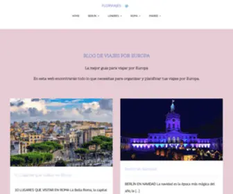 Florviajes.com(Blog de viajes por Europa) Screenshot