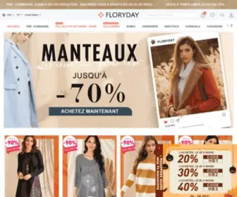 Floryday.fr(Meilleures affaires en ligne sur les dernières tendances féminines) Screenshot